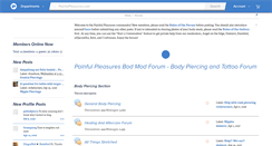 Desktop Screenshot of bodyjewelryforum.painfulpleasures.com